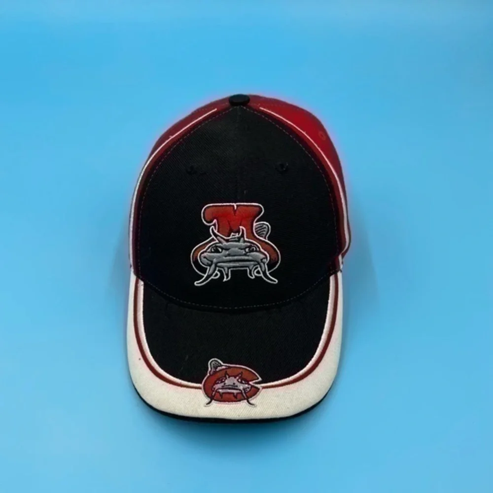 Vintage Mud Cats Embroidered Wool Kids Baseball Hat